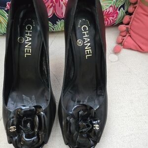 Chanel Black Women's Shoes almost new size 38